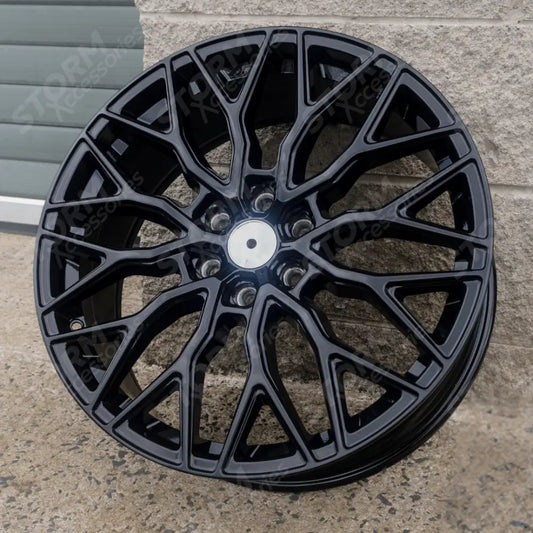20" 6x120 VC1 ALLOY WHEEL IN GLOSS BLACK For FORD TRANSIT CUSTOM 2024+
