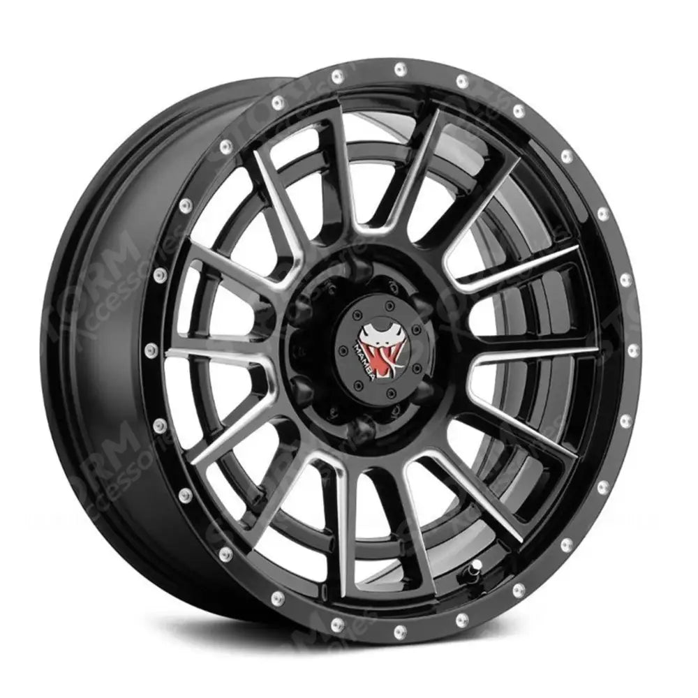 & 2023+ 18" Wheel & Tyre Package Mamba M22 With Radar MT Tyres For Ford Ranger 2012+
