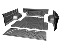 Isuzu D-Max 2021 On Double Cab Ridgeback 5 Piece Load Bed Liner