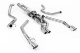 3.0 V6 Twin Turbo Milltek Sport Cat Back Exhaust System For Ford Ranger Raptor 2023 on GT-115 Polished