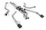 3.0 V6 Twin Turbo Milltek Sport Cat Back Exhaust System For Ford Ranger Raptor 2023 on JET-115 Carbon