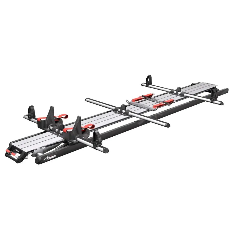 3.1M Safestow4 Silver Double Ladder For Ford Transit Custom 2013-2023