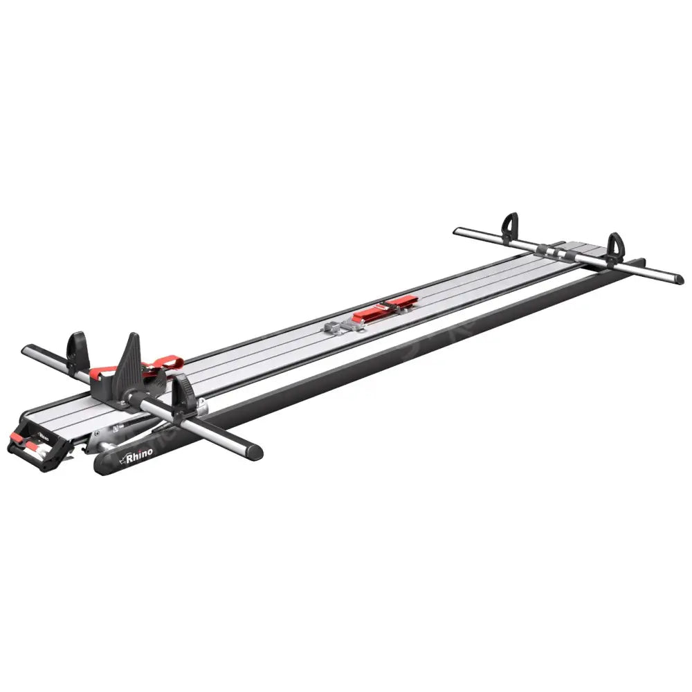 3.1M Safestow4 Silver Extra Wide Ladder For Ford Transit Custom 2013 - 2023