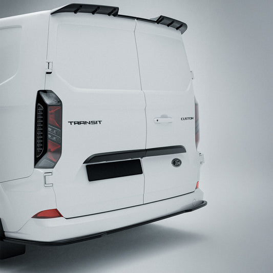 Ford Transit Custom MK2 2024+ Rear Threshold Camera Cover In Gloss Black