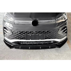 Volkswagen Tiguan MK3 2024+ R Line Front Splitter In Gloss Black