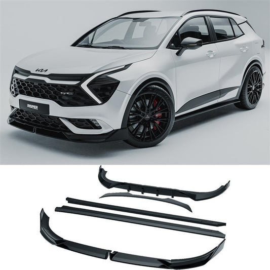 Kia Sportage MK5 GT Line 2021-2025 Full Aero Body Kit In Gloss Black