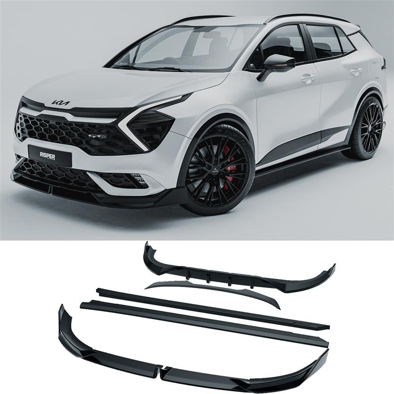 Kia Sportage MK5 GT Line 2021-2025 Full Aero Body Kit In Gloss Black