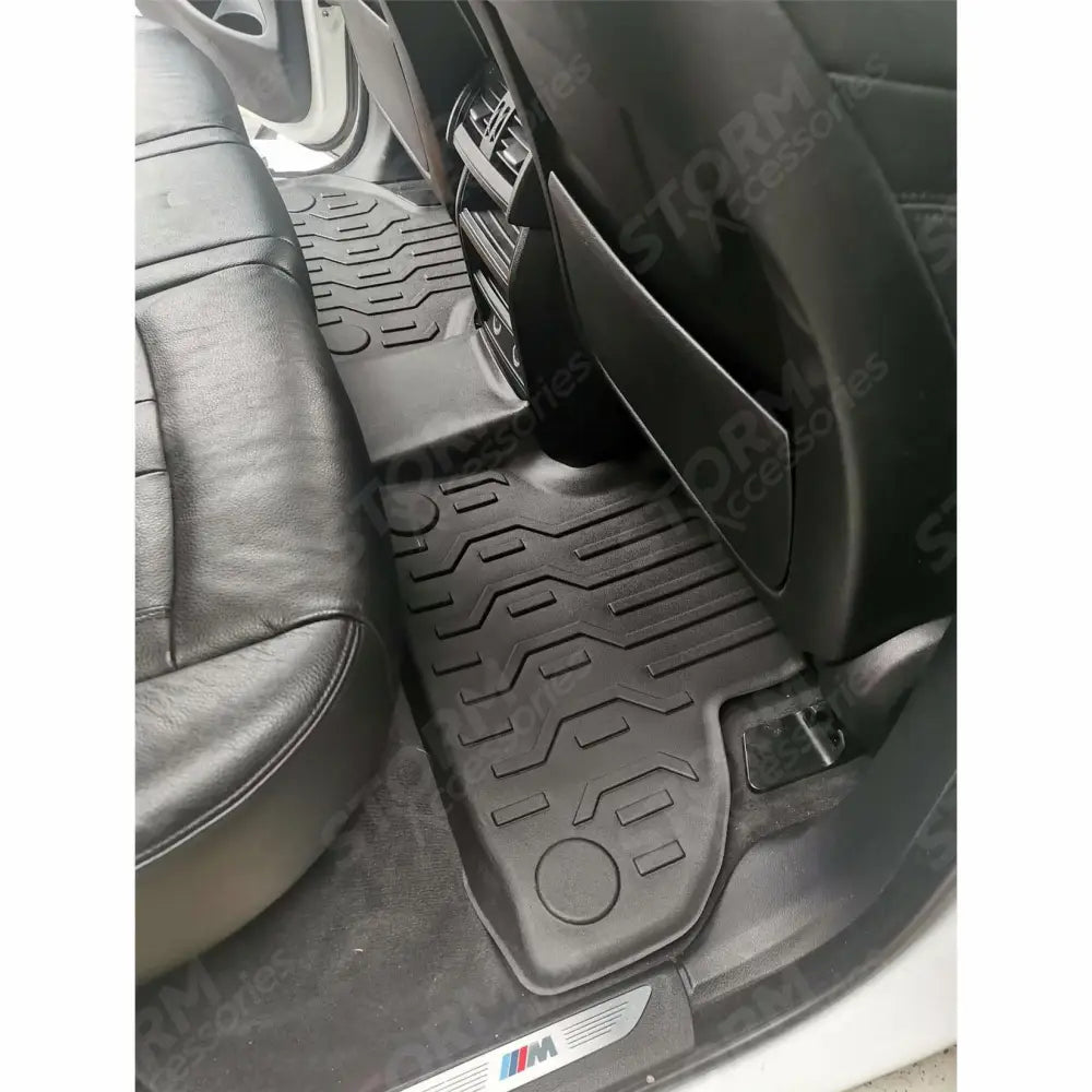 3d Fully Tailored Mats 3-pc In Black Mudblock For Bmw X5 F15 2013-2018