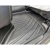 3d Tailored Mats 3-pcs Set Black Mudblock For Ford Ranger T6 - 2012-2022 Double Cab