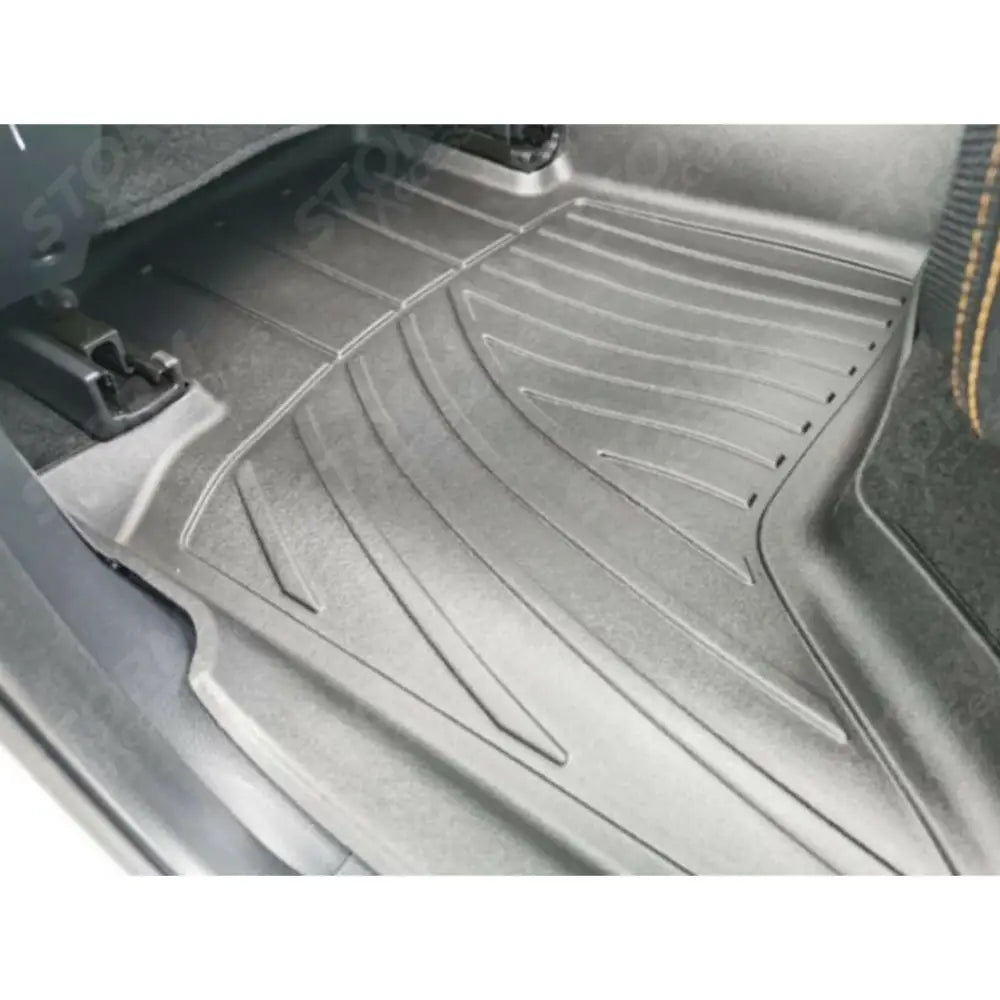 3d Tailored Mats 3-pcs Set Black Mudblock For Ford Ranger T6 - 2012-2022 Double Cab