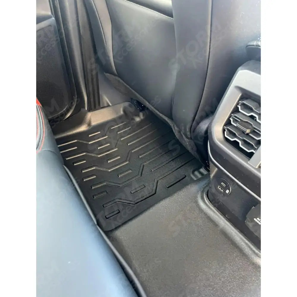 3d Tailored Mud Mats Black Mudblock For Ford Ranger & Raptor & Vw Amarok 2023 On