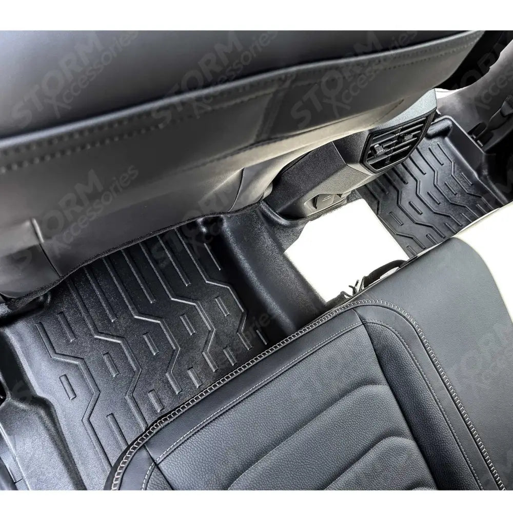 3d Tailored Mud Mats Black Mudblock For Ford Ranger & Raptor & Vw Amarok 2023 On