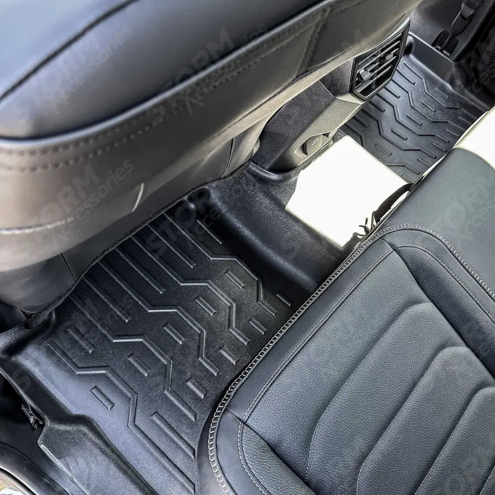 3d Tailored Mud Mats Black Mudblock For Ford Ranger & Raptor & Vw Amarok 2023 On