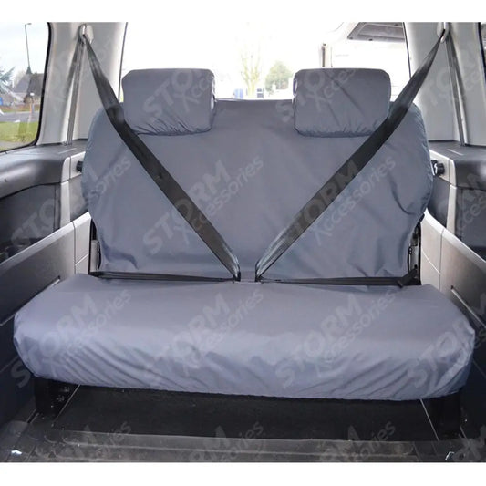 3rd Row Seat Covers Grey For Vw Caddy 2004-2021