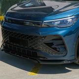 VW Tiguan R-Line MK3 2024 On Front Splitter In Gloss Black