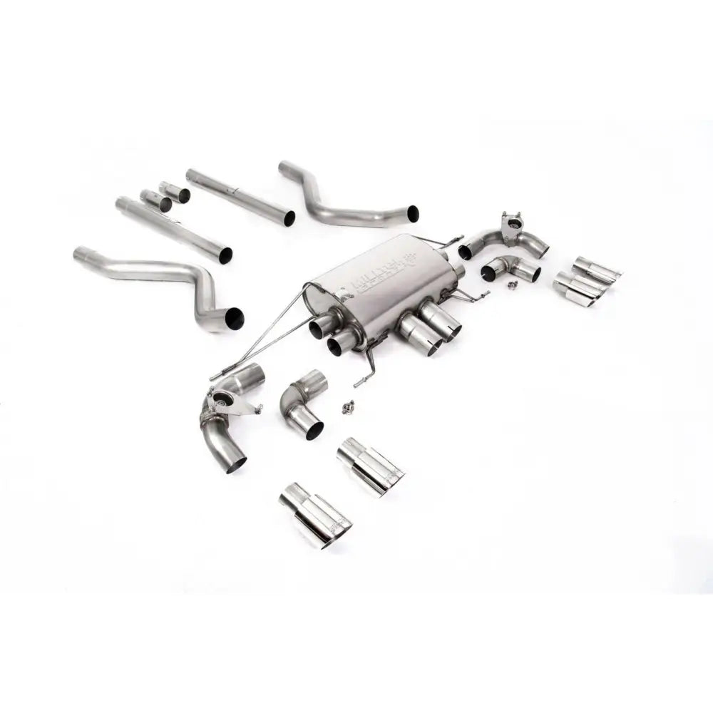 5.0 V8 525ps Milltek Sport Non Resonated Opf Back System Valaved For Land Rover Defender 90 2020+ GT-90 Polished