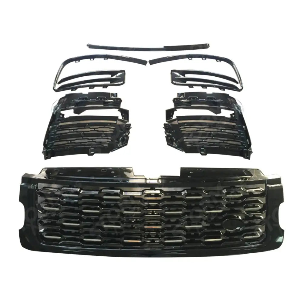 6 Piece Sva Gloss Black Grill Kit For Range Rover Vogue L405 2018+