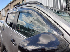 Nissan Navara Np300 - 2016 On Double Cab Egr Genuine Quad Wind Deflectors - External Fit