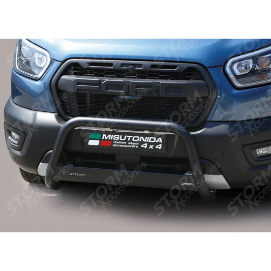 63mm Misutonida Front A-bar In Black For Ford Transit Trail 2020 On