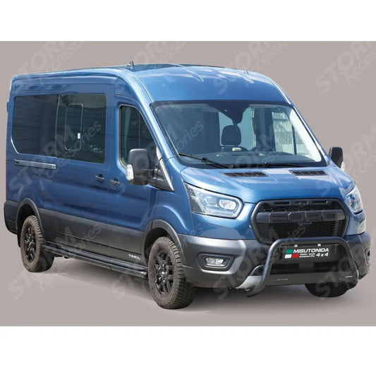 63mm Misutonida Front A-bar In Black For Ford Transit Trail 2020 On