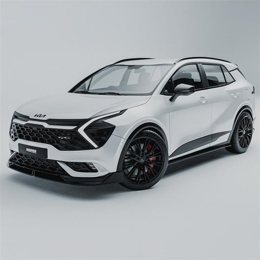 Kia Sportage MK5 GT Line 2021-2025 Front Splitter Lip In Gloss Black