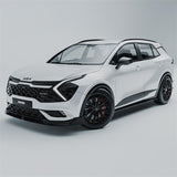 Kia Sportage MK5 GT Line 2021-2025 Front Splitter Lip In Gloss Black