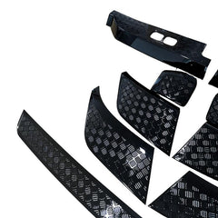 Land Rover Defender L663 2020 On Anti-Scratch Protective Trim Set - In Gloss Black