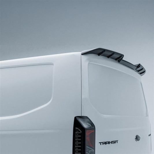 Ford Transit Custom 2023+ Rear Tailgate Spoiler In Gloss Black