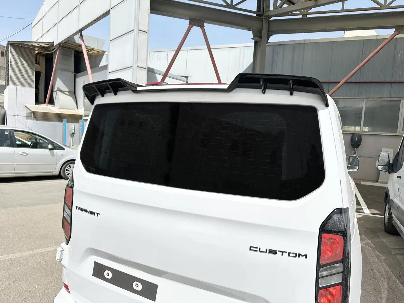 Ford Transit Custom 2023+ Trend & Limited Tailgate Rear Roof Spoiler -Unpainted