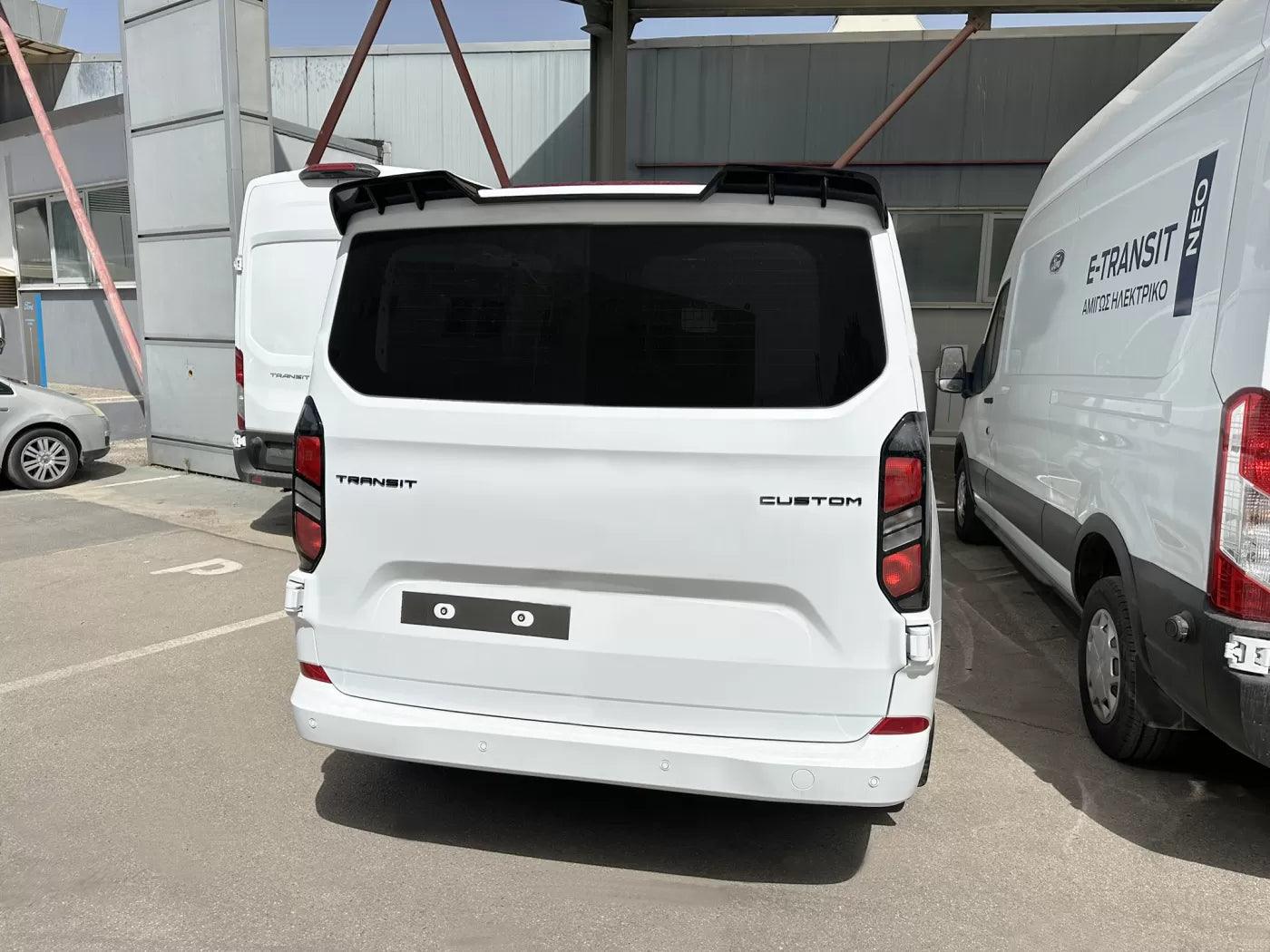 Ford Transit Custom 2023+ Trend & Limited Tailgate Rear Roof Spoiler -Unpainted