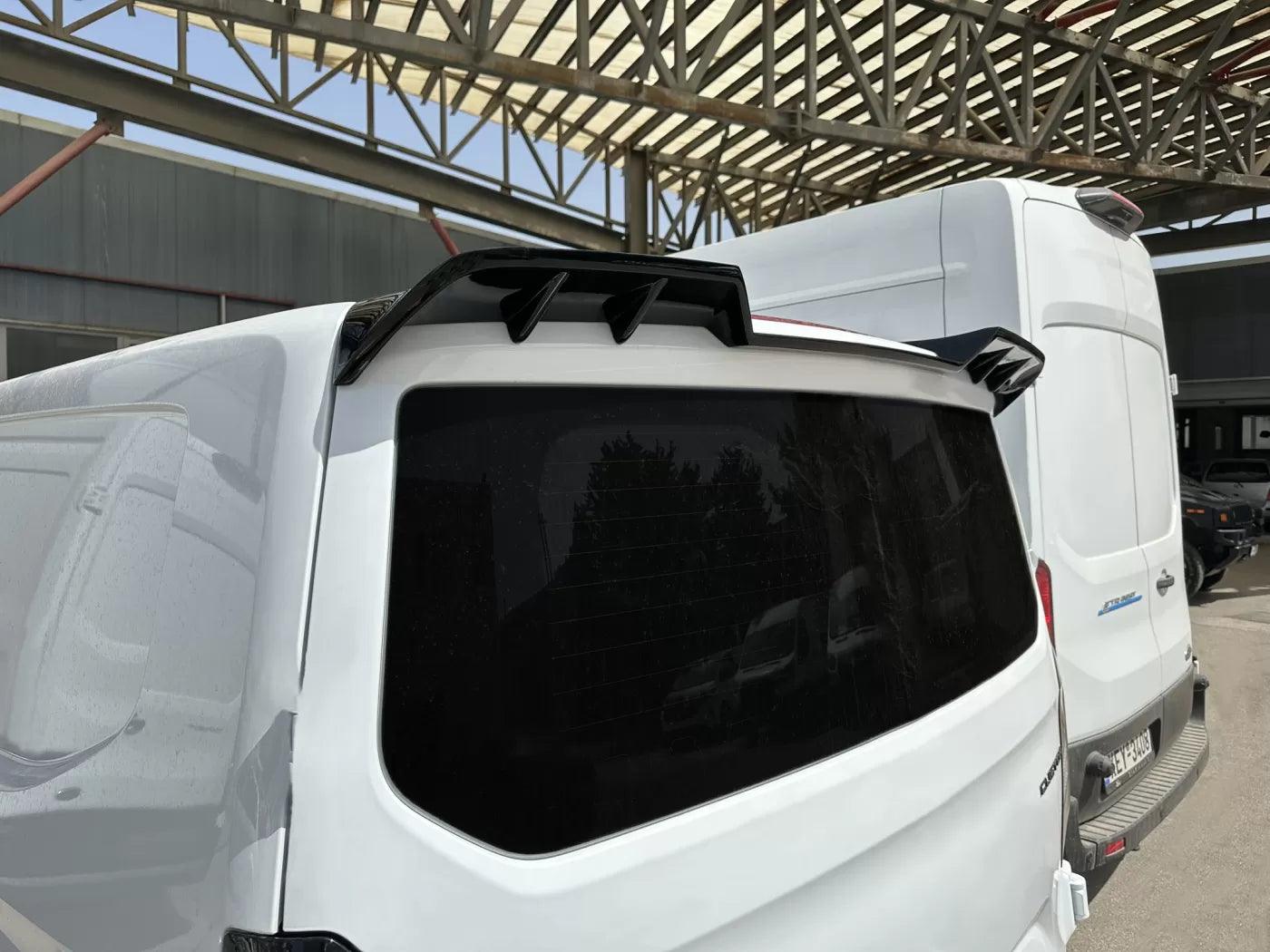 Ford Transit Custom 2023+ Trend & Limited Tailgate Rear Roof Spoiler -Unpainted