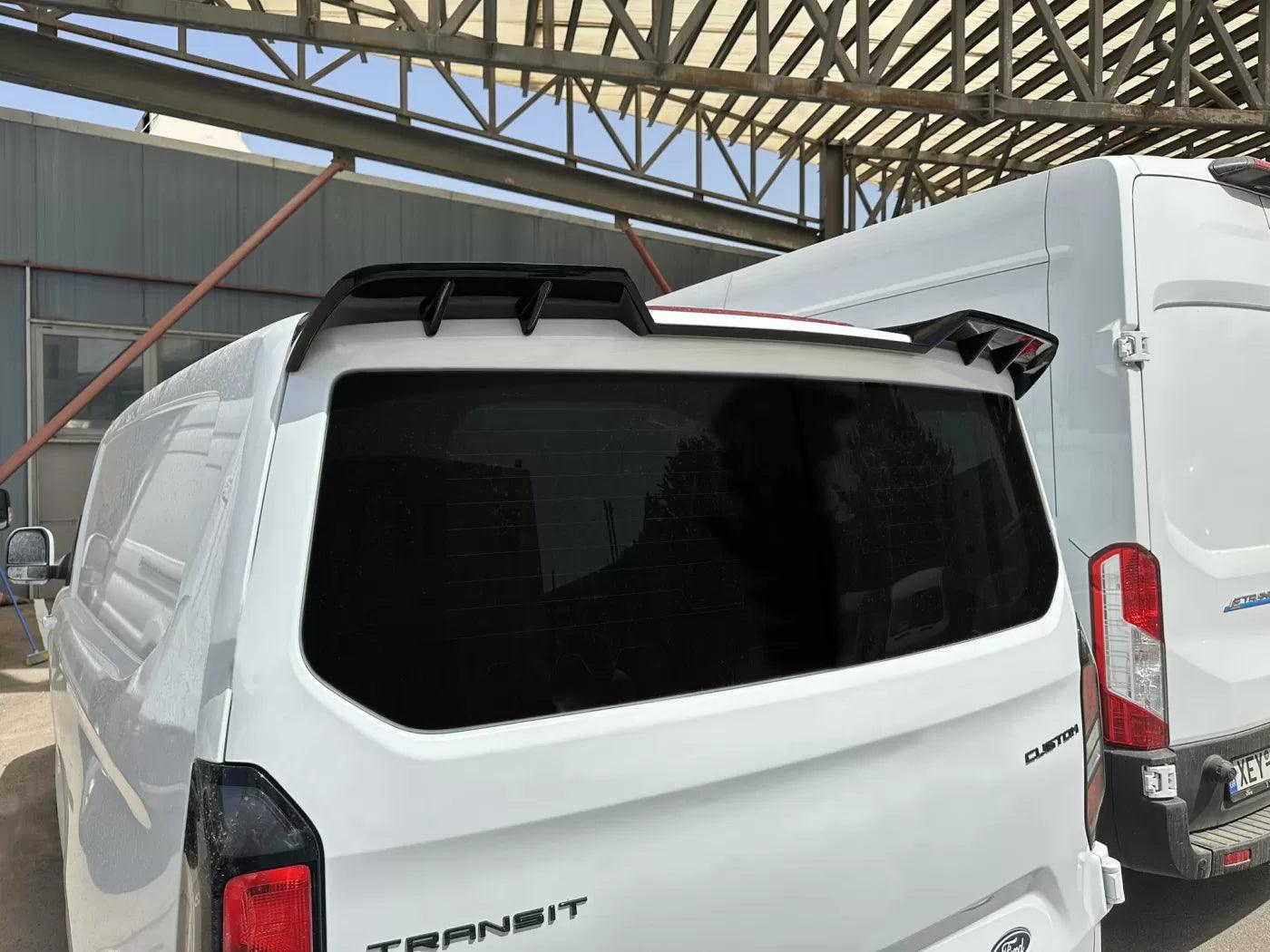 Ford Transit Custom 2023+ Trend & Limited Tailgate Rear Roof Spoiler -Unpainted