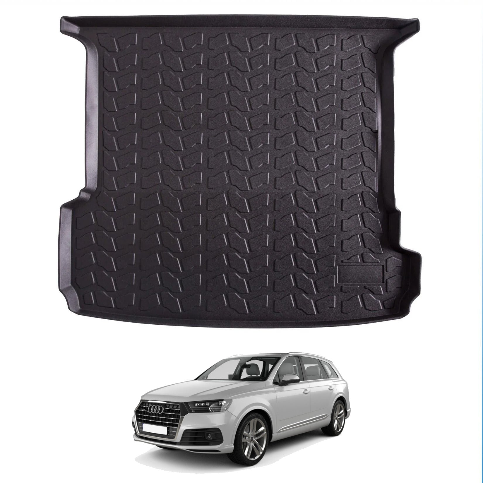 Audi Q7 2016 On - Stx Tailored Rubber Boot Liner Mat Protector