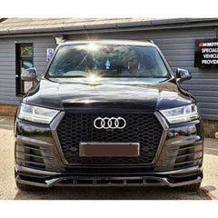 Audi Q7 / Sq7 2015-2020 'rsq7 Style' Honeycomb Grill In All Gloss Black