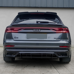 Audi Q8 S Line 2018+ Full Aero Low Line Kit In Gloss Black By Risper Styling