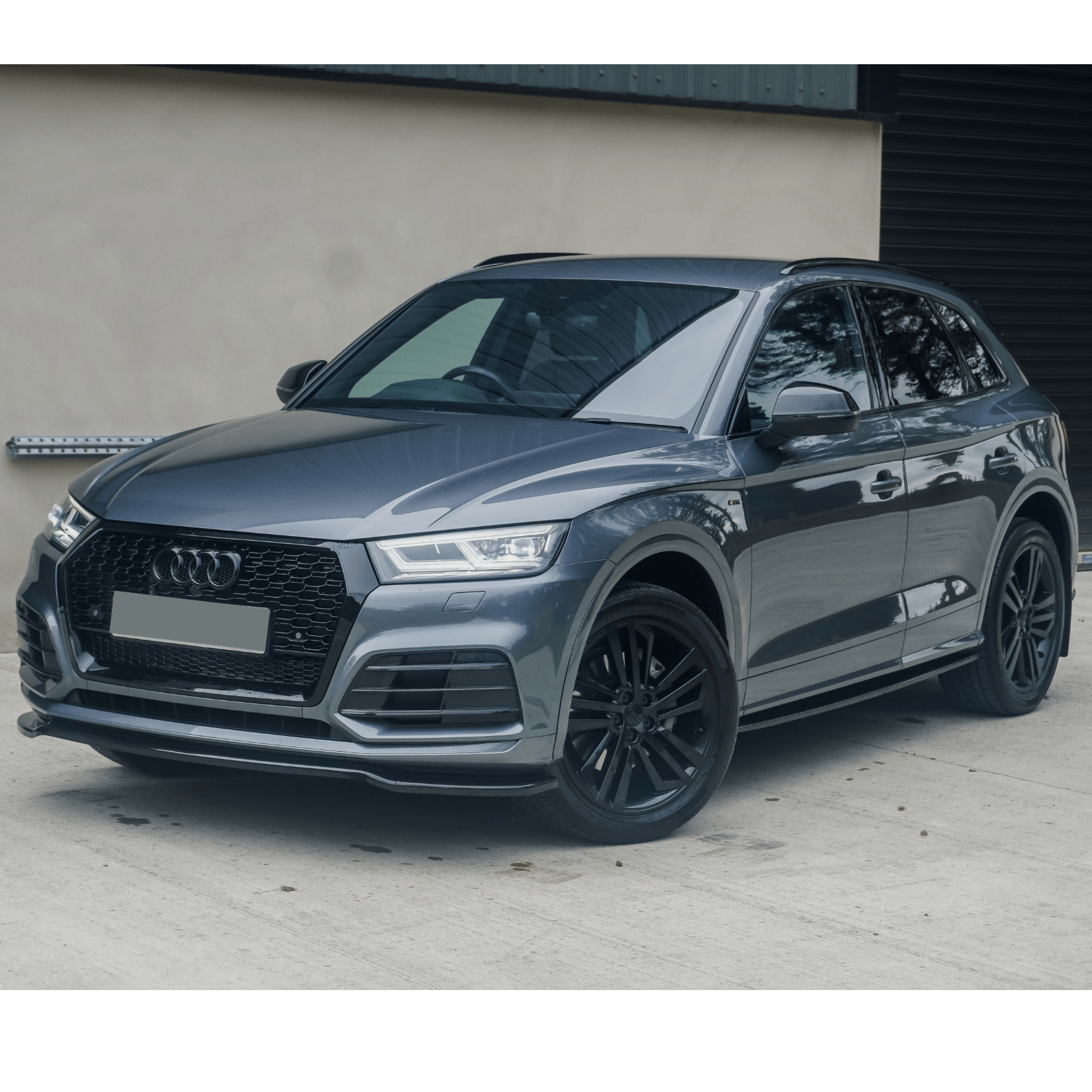 Audi Q5 / Sq5 2016-2019 'rsq5 Style' Honeycomb Grill In All Gloss Black