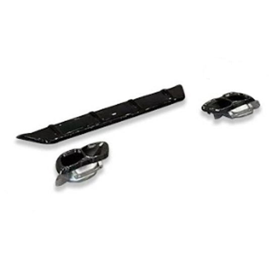 BMW X6 G06 LCI 2023+ Rear Diffuser In Gloss Black (With Exhaust Tips)