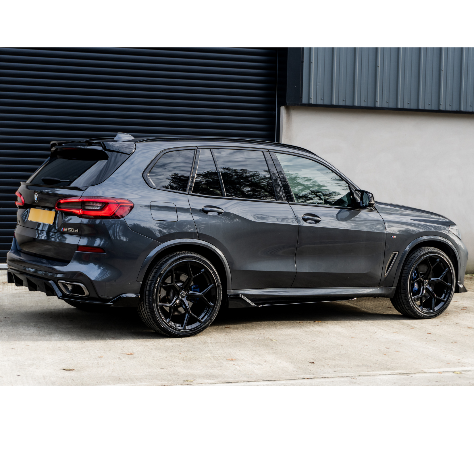 Bmw X5 G05 2018+ - Side Skirt Splitters In Gloss Black - Black Knight