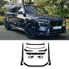 BMW X7 G07 LCI M Sport 2023+ Aero Kit In Gloss Black