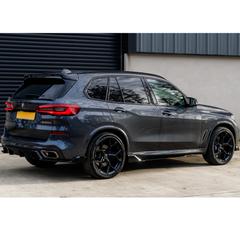 Bmw X5 G05 2018+ - Black Knight Rear Diffuser In Gloss Black