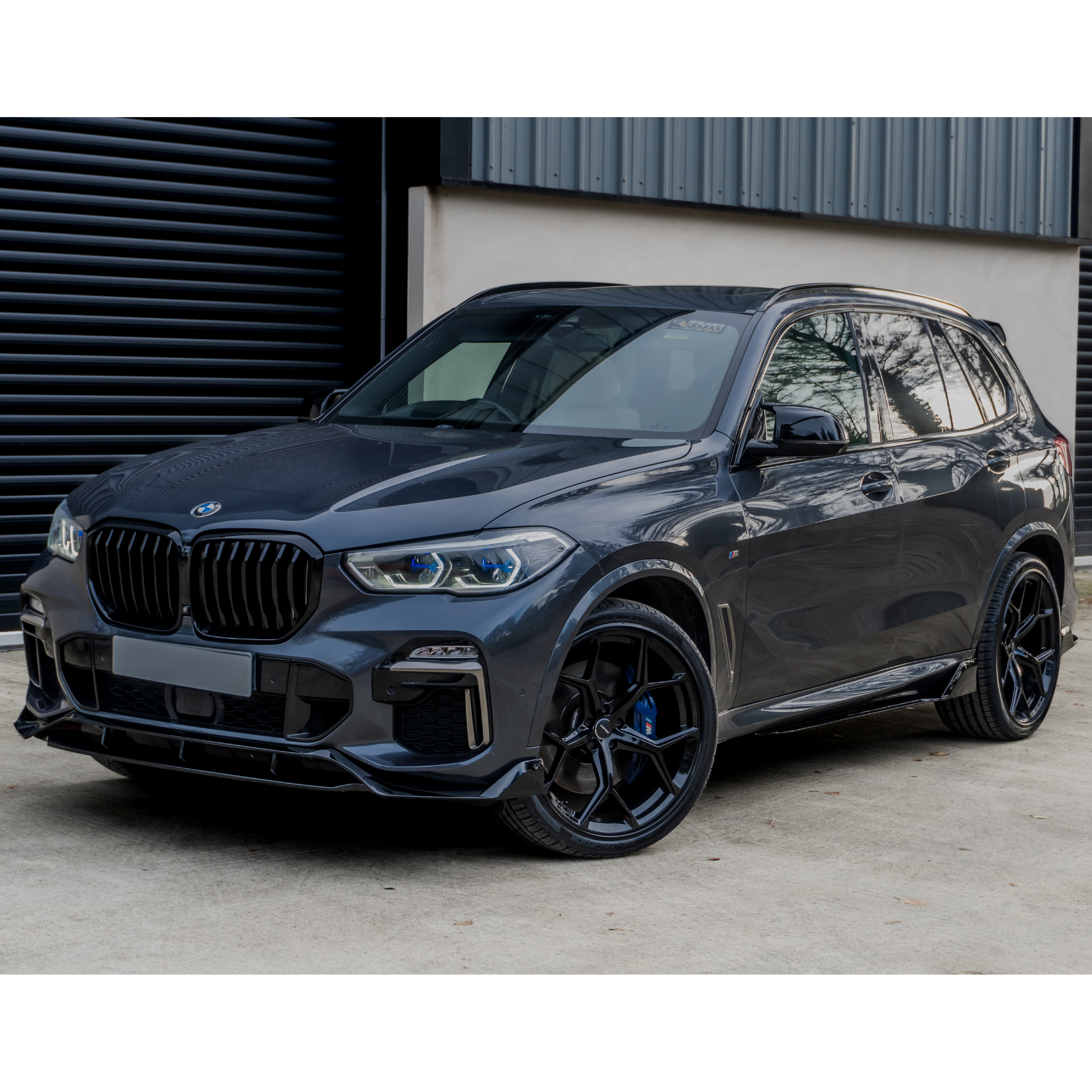 Bmw X5 G05 2018+ - Front Splitter In Gloss Black - Black Knight