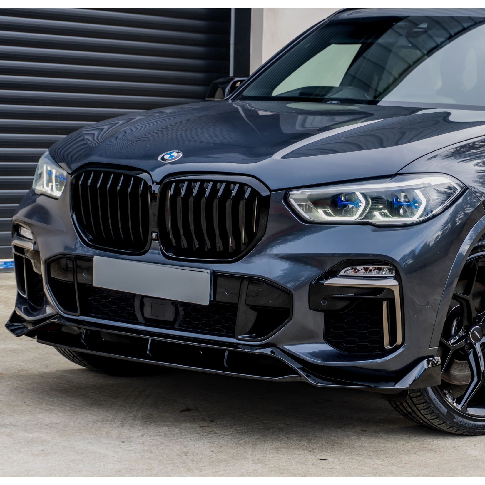 Bmw X5 G05 2018+ - Front Splitter In Gloss Black - Black Knight