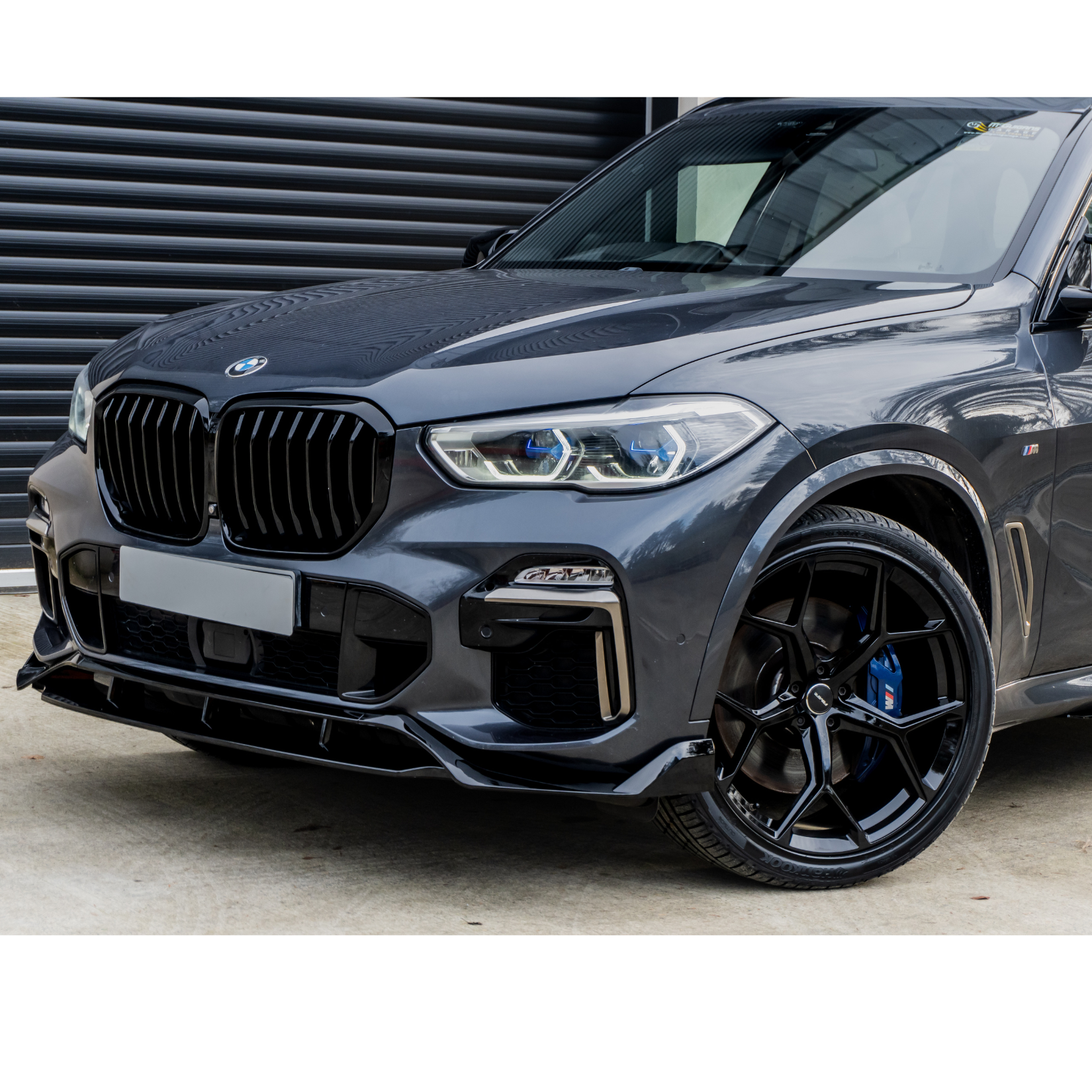 Bmw X5 G05 2018+ - Front Splitter In Gloss Black - Black Knight