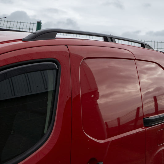 Citroen Berlingo - Peugeot Partner - 2008-2018 - Stx Aluminium Roof Bars - Black