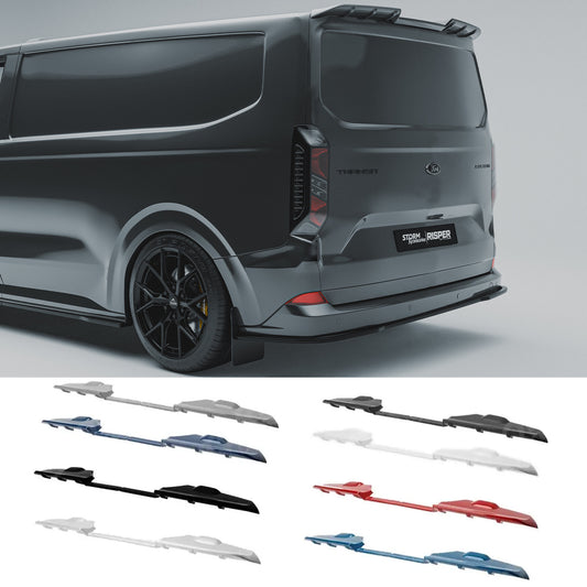Ford Transit Custom 2023+ Rear Tailgate Spoiler In Primer or Colour Coded