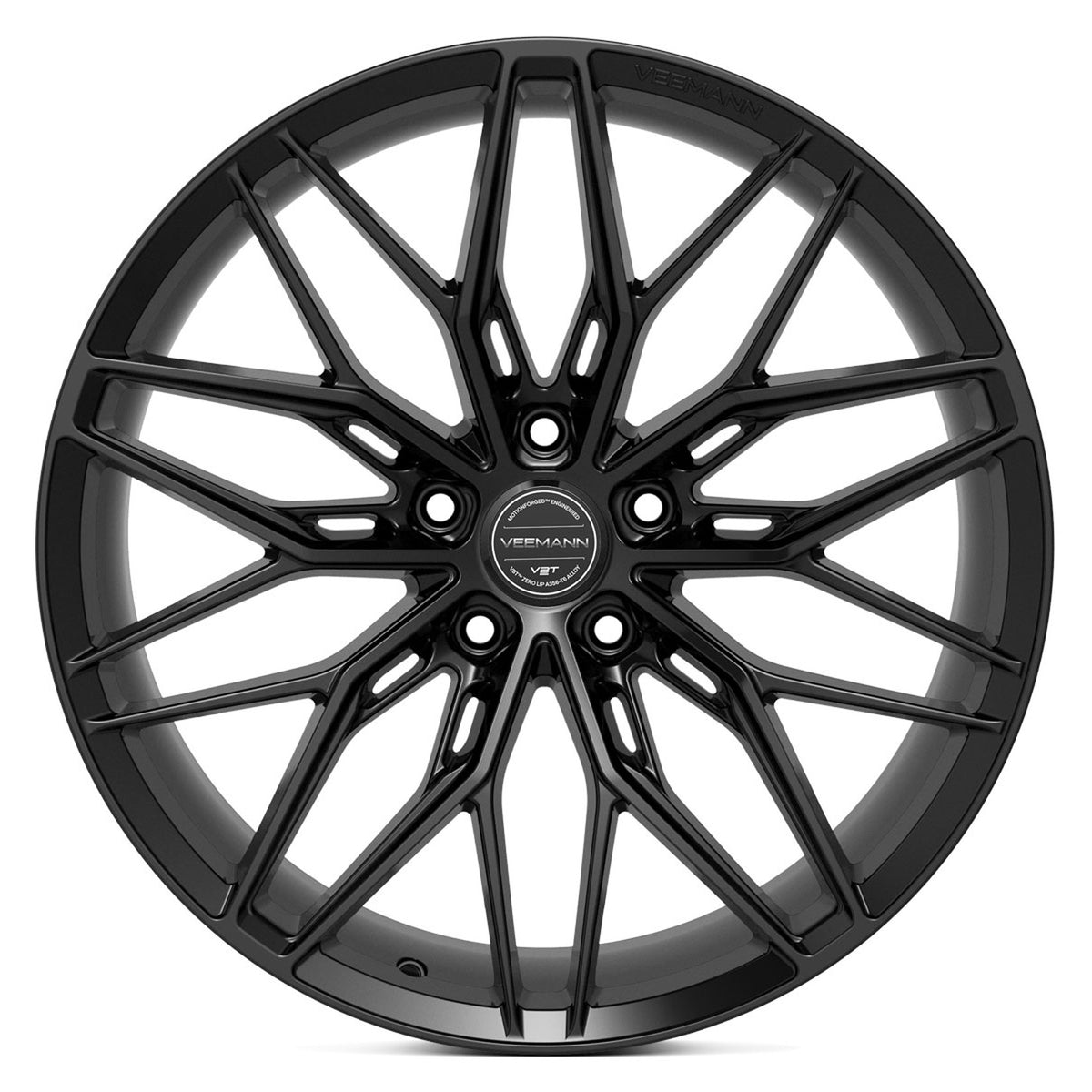 Veemann MF-Z5 19X8.5 5X112 ET42 Gloss Black Standard Concave - Qty 1
