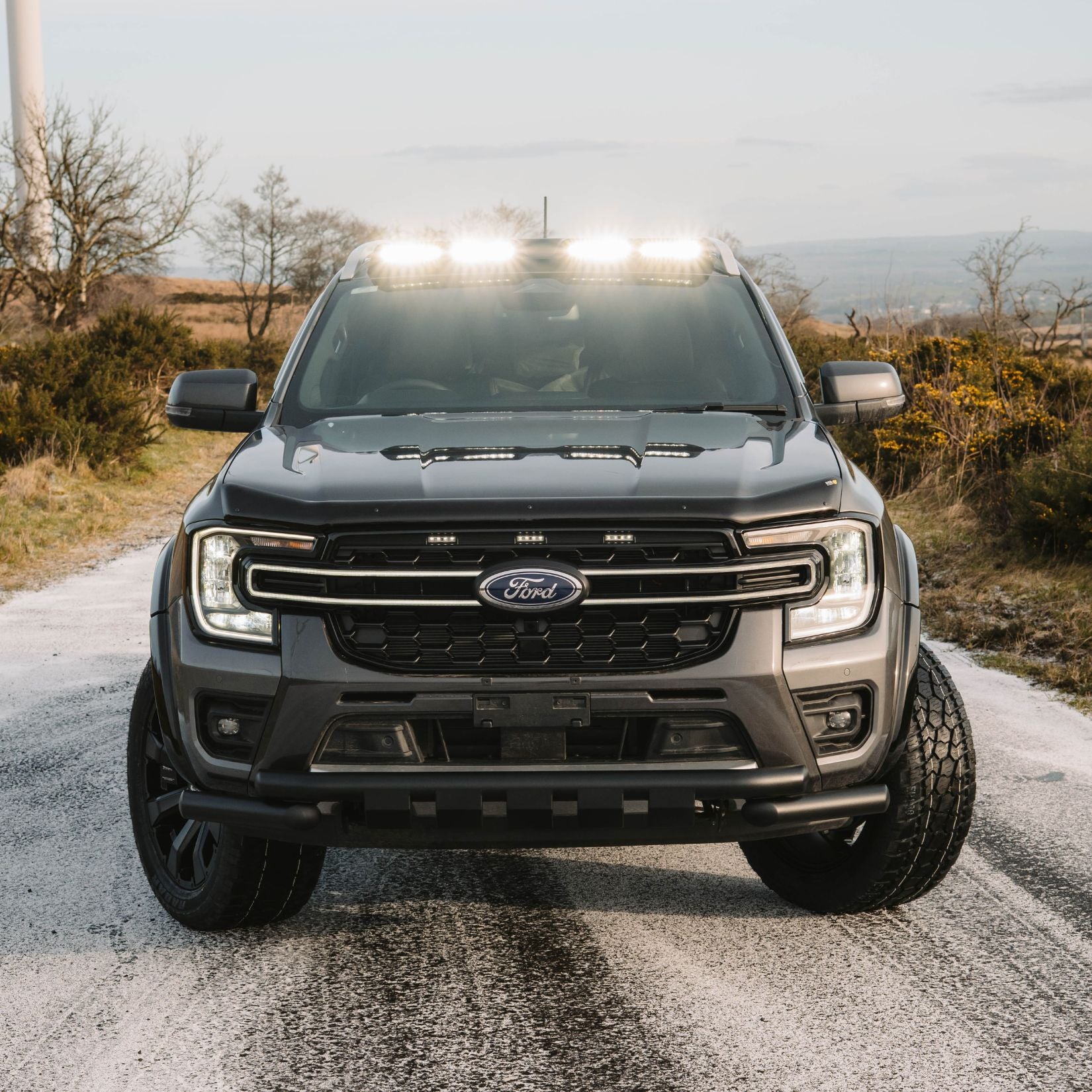 Ford Ranger 2023 On - Egr Bonnet Guard - Dark Smoke