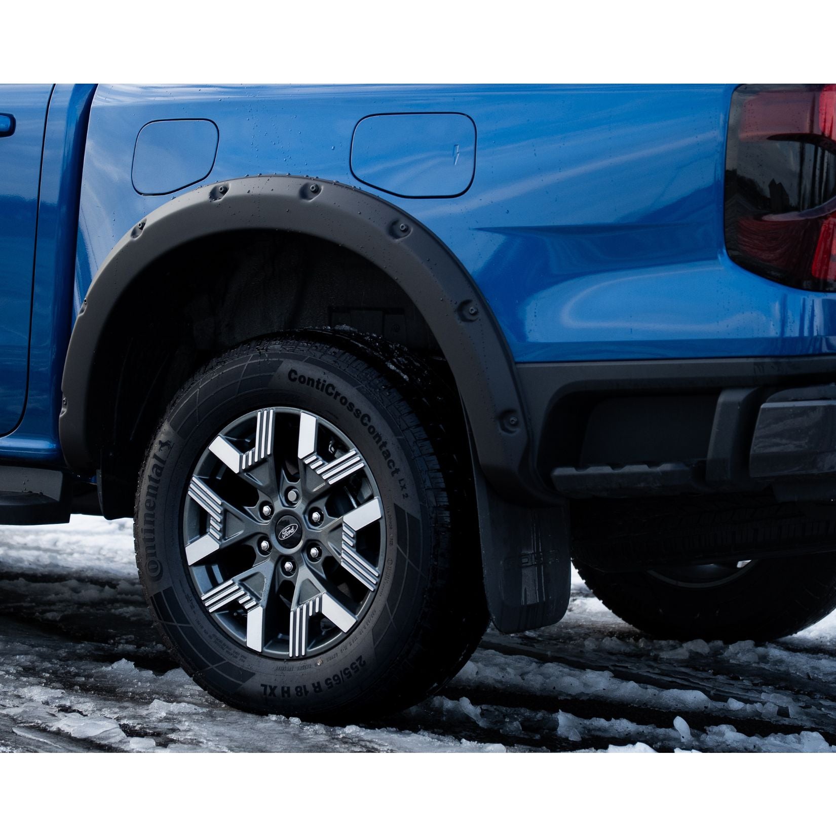 Ford Ranger 2023 On Double Cab EGR Wheel Arch Kit Bolt Look Matt Black Finish - 6 Pcs