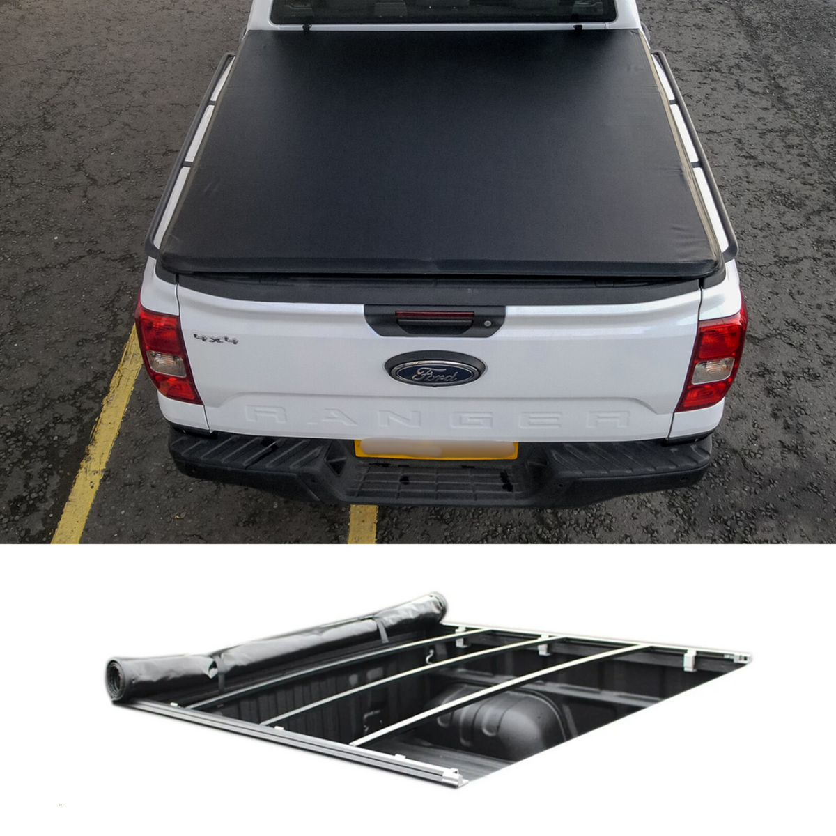 Ford Ranger 2023 On XL / XLT / Raptor Roll Up Tonneau Cover