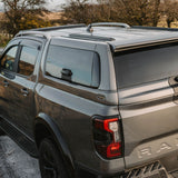 Ford Ranger Double Cab & Vw Amarok 2023 On - Egr Wind Deflectors External Fit - Dark Smoke